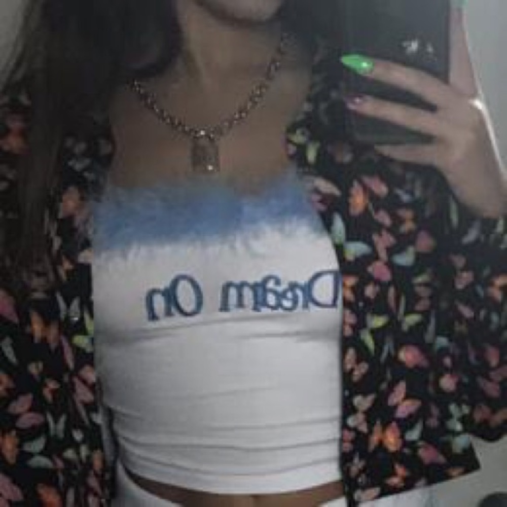 Fur tube top
